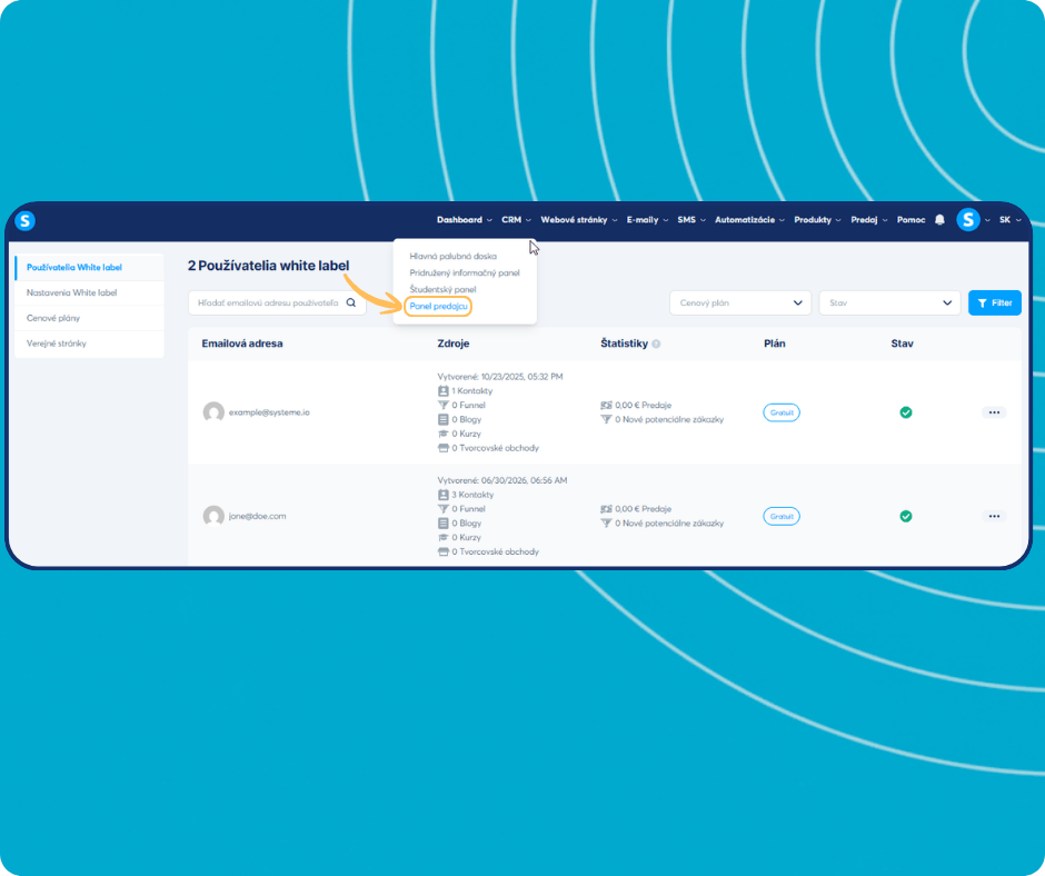 systeme.io white label to launch your own software business and keep 100% of your revenue