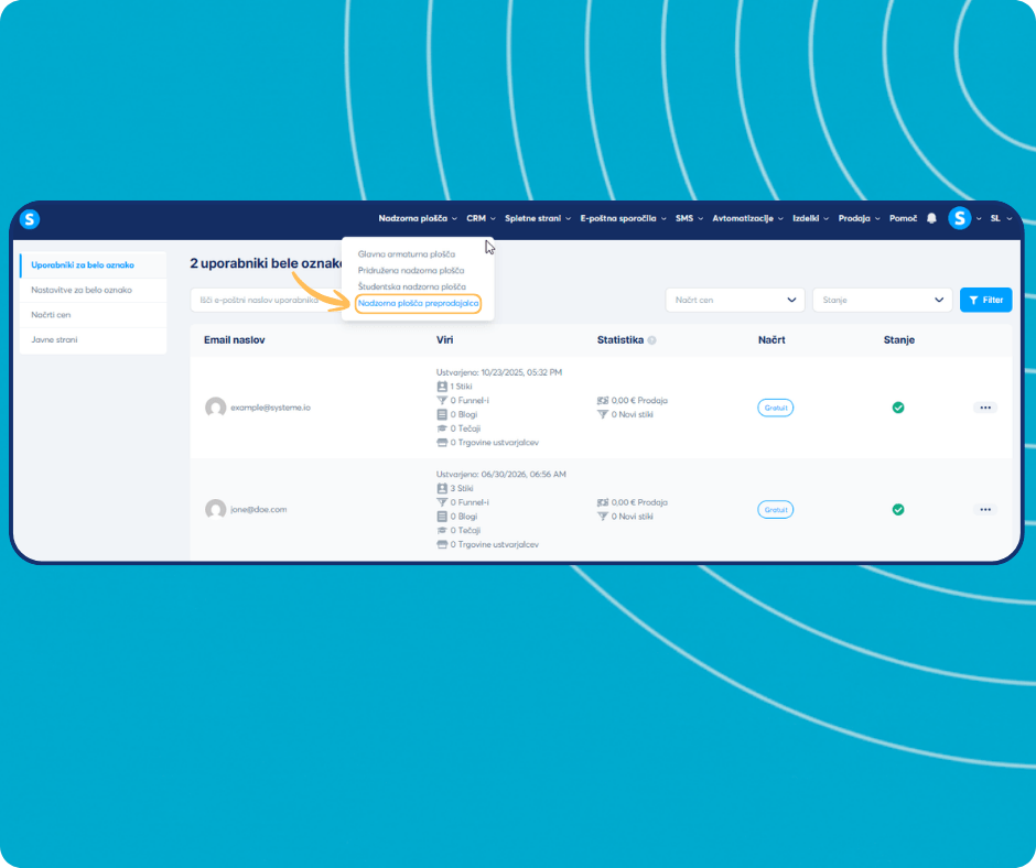 systeme.io white label to launch your own software business and keep 100% of your revenue