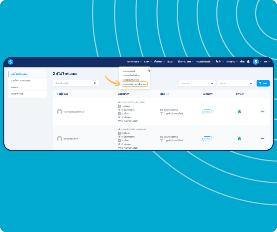 systeme.io white label to launch your own software business and keep 100% of your revenue