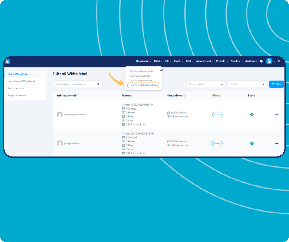systeme.io white label to launch your own software business and keep 100% of your revenue