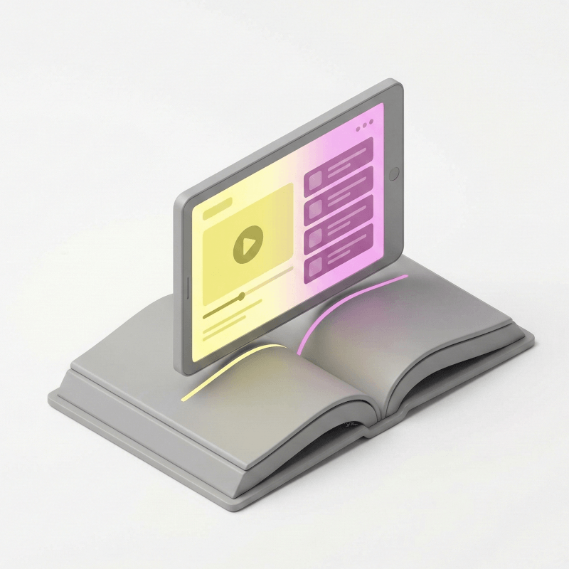 3D isometric icon for FBRM Mental Resilience, illustrating a geometric radiant orchid plant emerging from cracked solid stone blocks, representing grounded growth and inner strength.