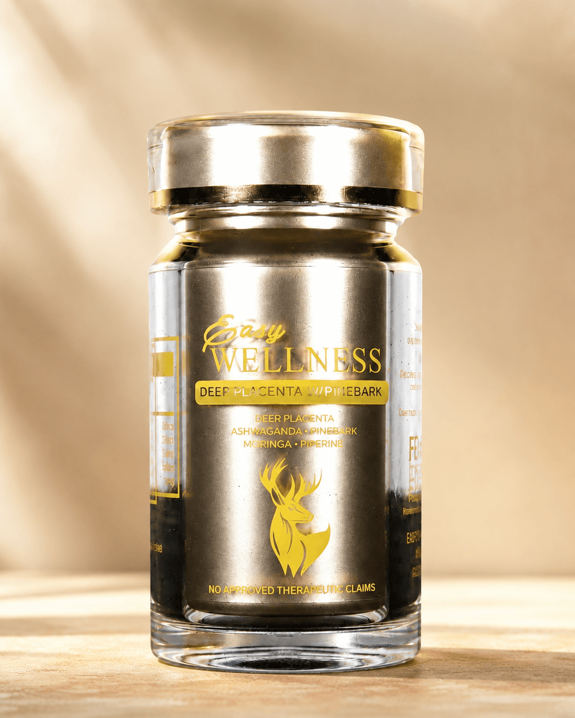 Easy Wellness Deer Placenta with Pine Bark bottle
