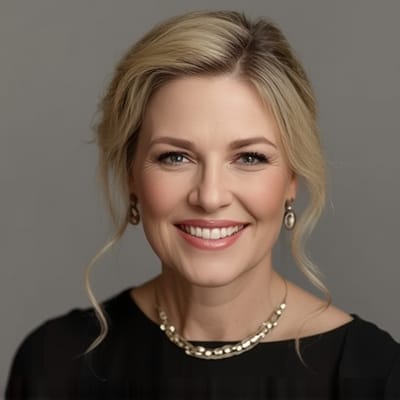 smiling woman portrait elegant