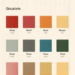 color palette swatches seasons