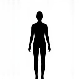 body silhouette shapes lines