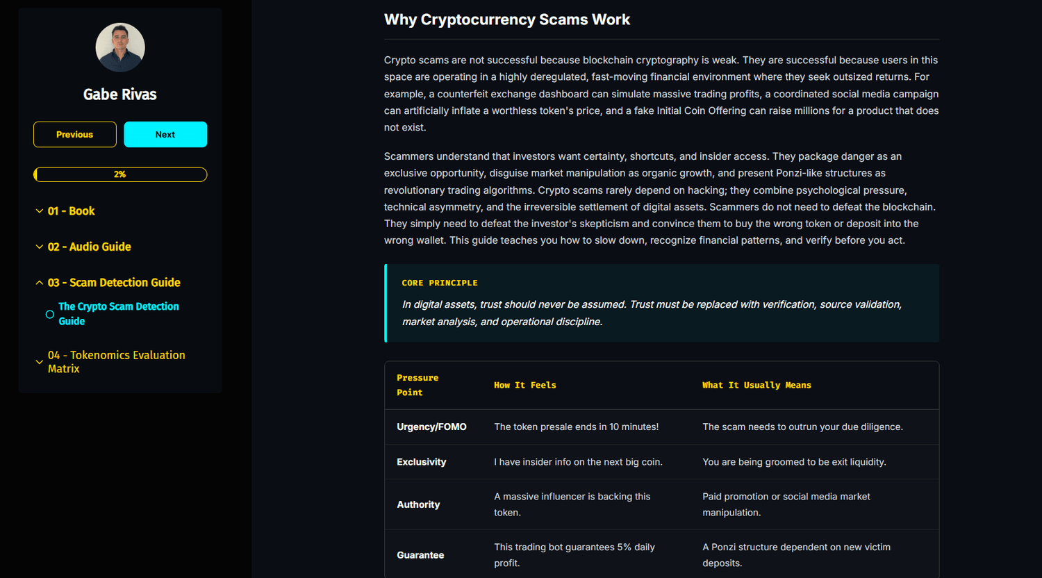 Cryptocurrency scam detection guide