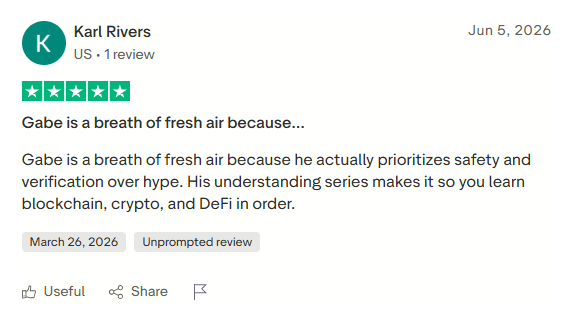 Trustpilot review from a Systems Trilogy learner