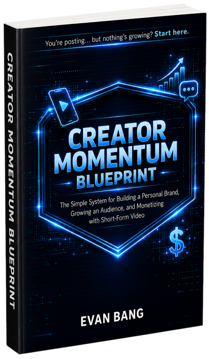 Creator Momentum Blueprint book mockup