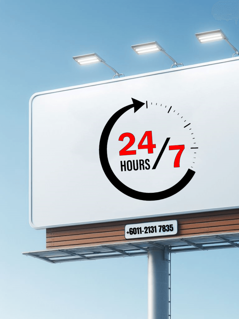 24/7 Billboard Exposure