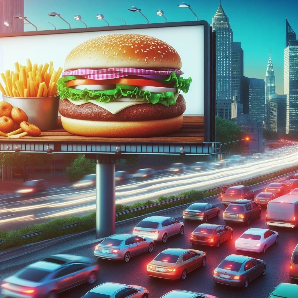 Static Unipole Billboard Structure