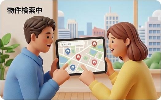 物件検索中