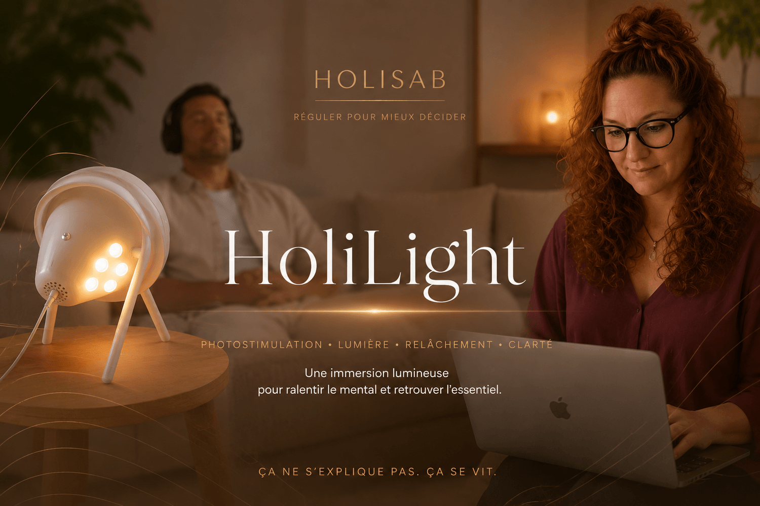 Sabrina, praticienne HoliSab lors d'une séance HoliLight à Paladru et a Grenoble en Isère