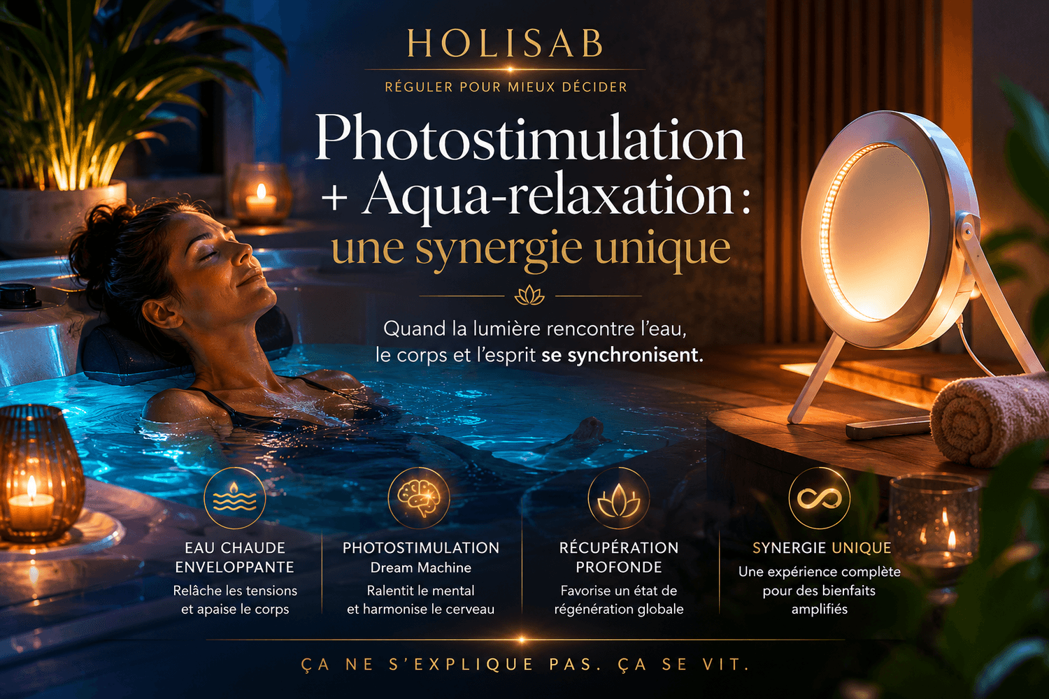 Sabrina, praticienne HoliSab lors d'une séance HoliFusion à Paladru