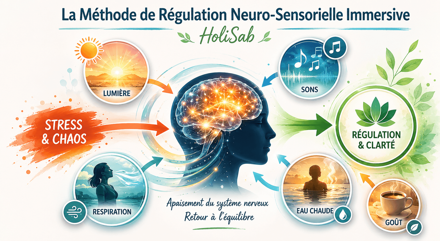 La méthode de régulation neuro-sensorielle immersive HoliSab à Paladru et Grenoble  - Isère