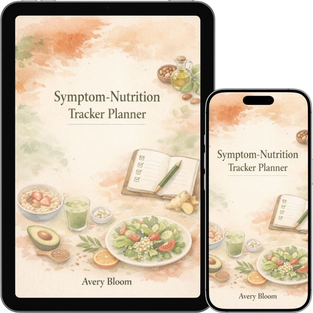 Symptom Nutrition Tracker Planner
