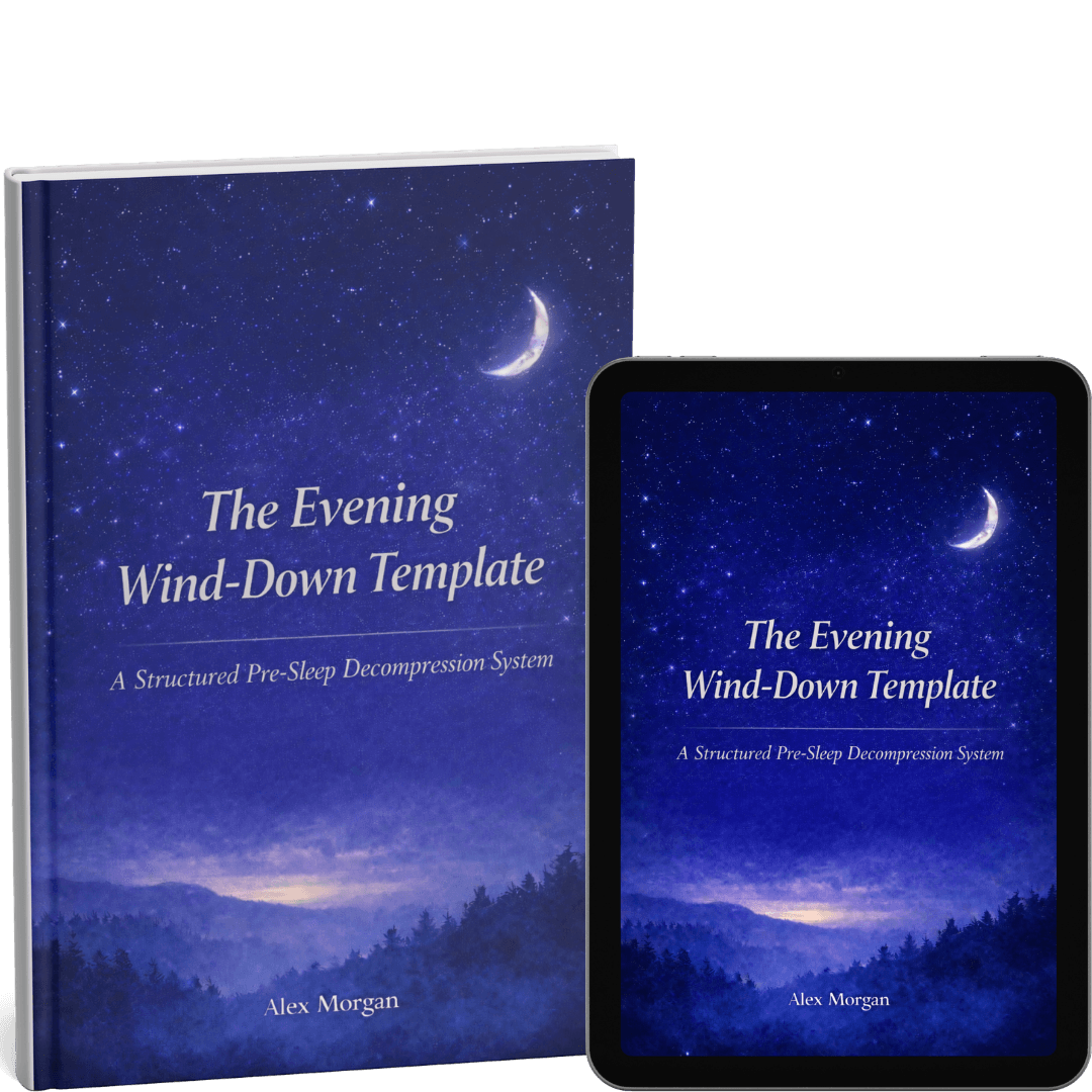 The Evening Wind-Down Template cover