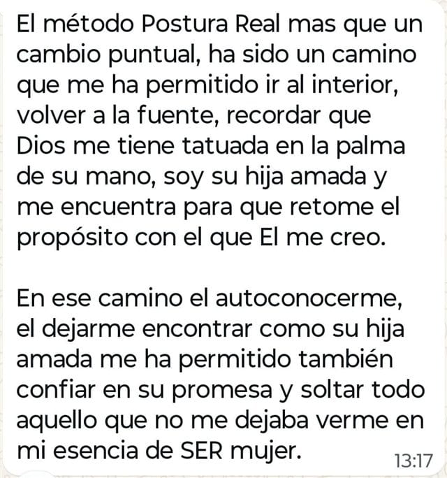 Mensaje de WhatsApp de Noemi
