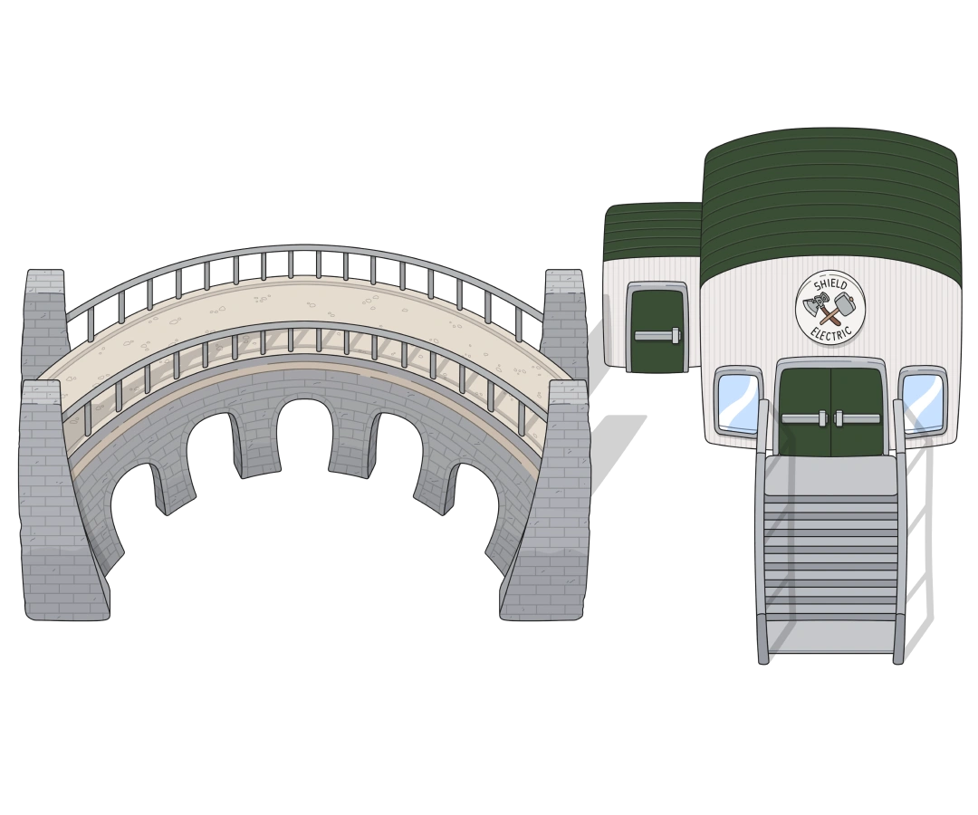 Shield Electric building.