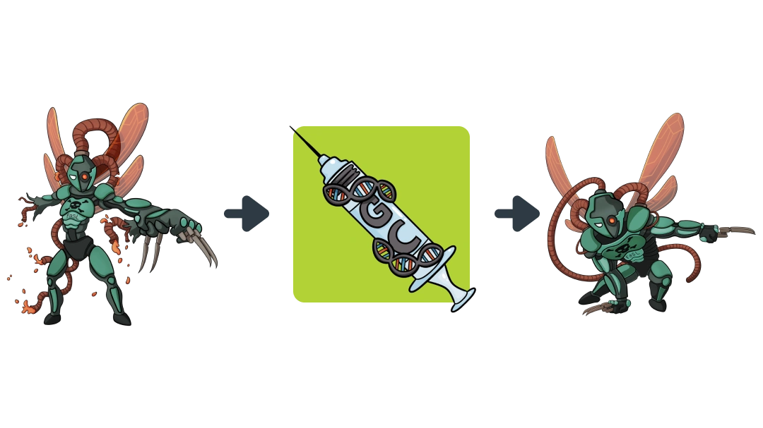 Treatment diagram of Methylprednisolone converting Graft vs. Host into Car T-Cell