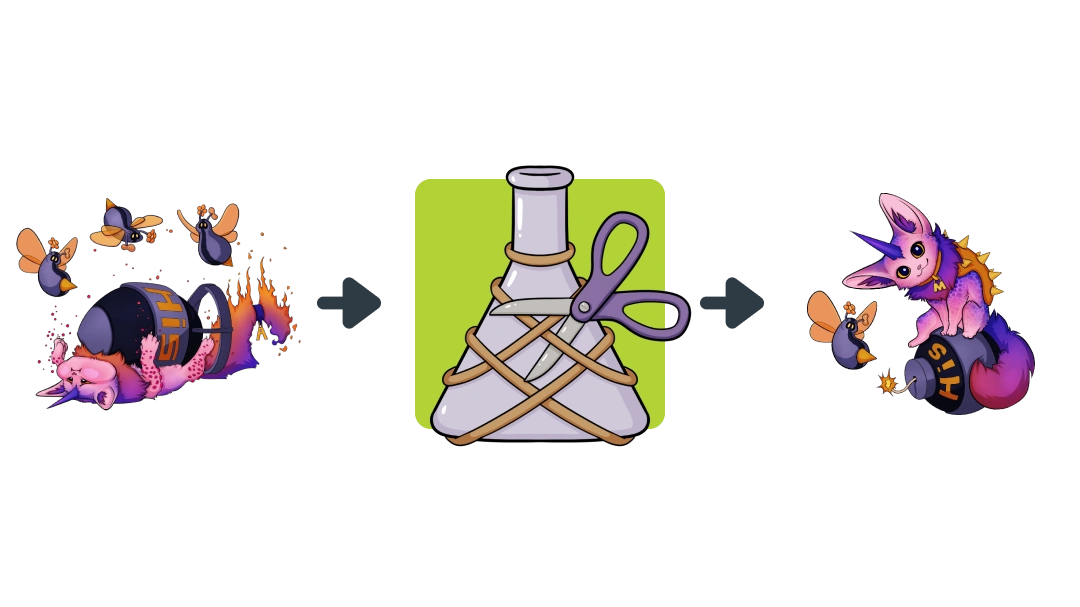 Treatment diagram of Epinephrine converting Anaphylaxis into Mast Cells.
