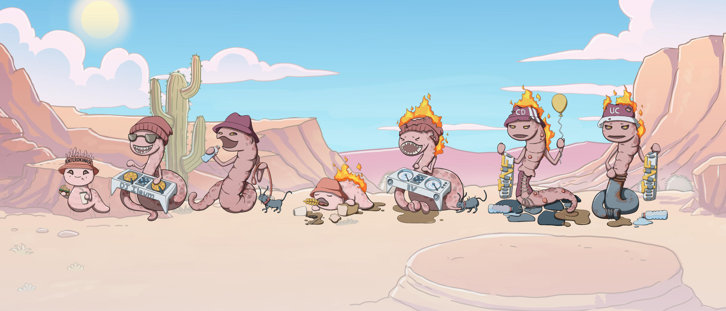 Intestine Medifamily lineup.