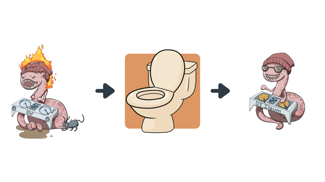 Treatment diagram of Loperamide converting IBS into Small Intestine.