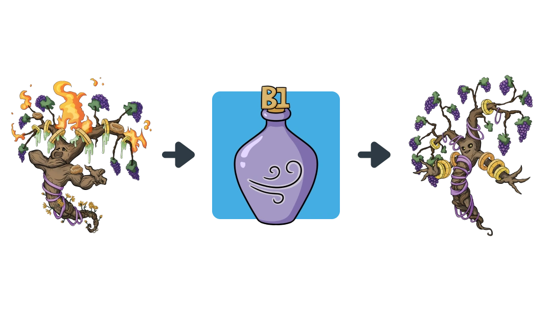 Treatment diagram of Albuterol converting Asthma into Bronchial Tree.