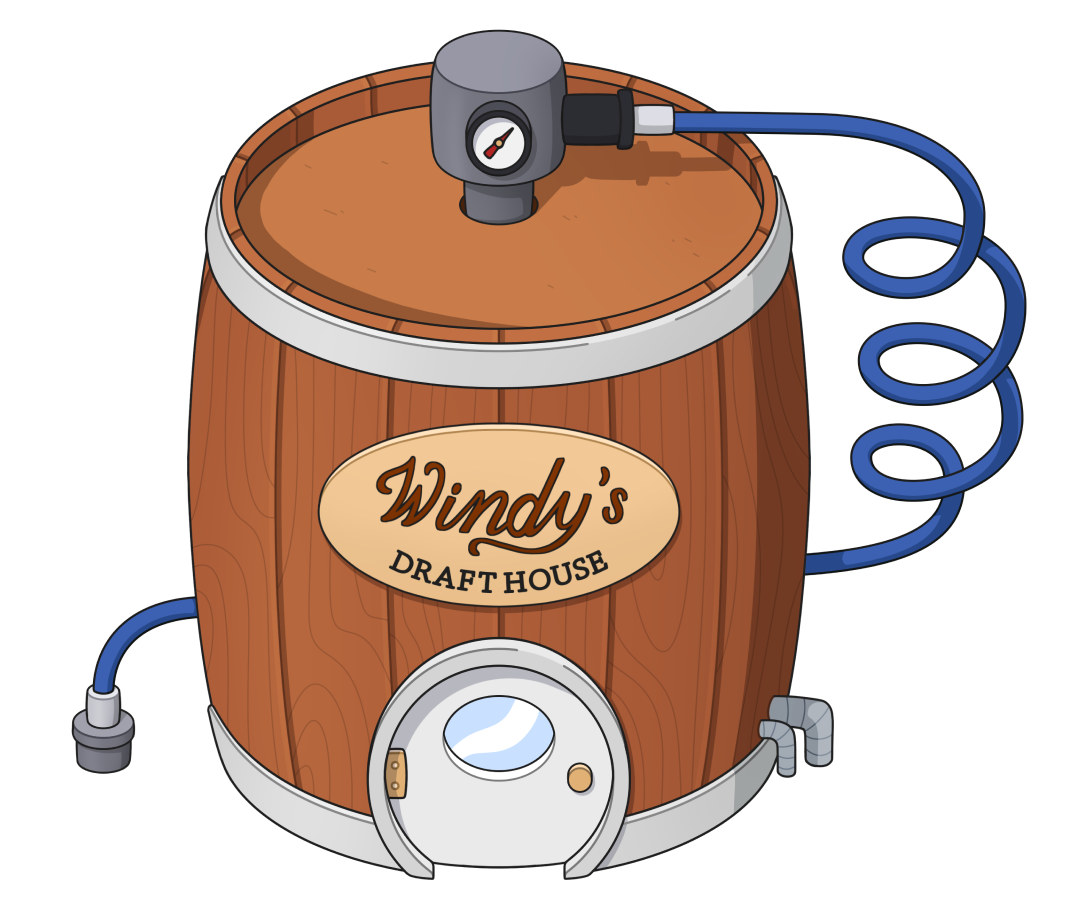 The Windy Vineyard Drafthouse building.