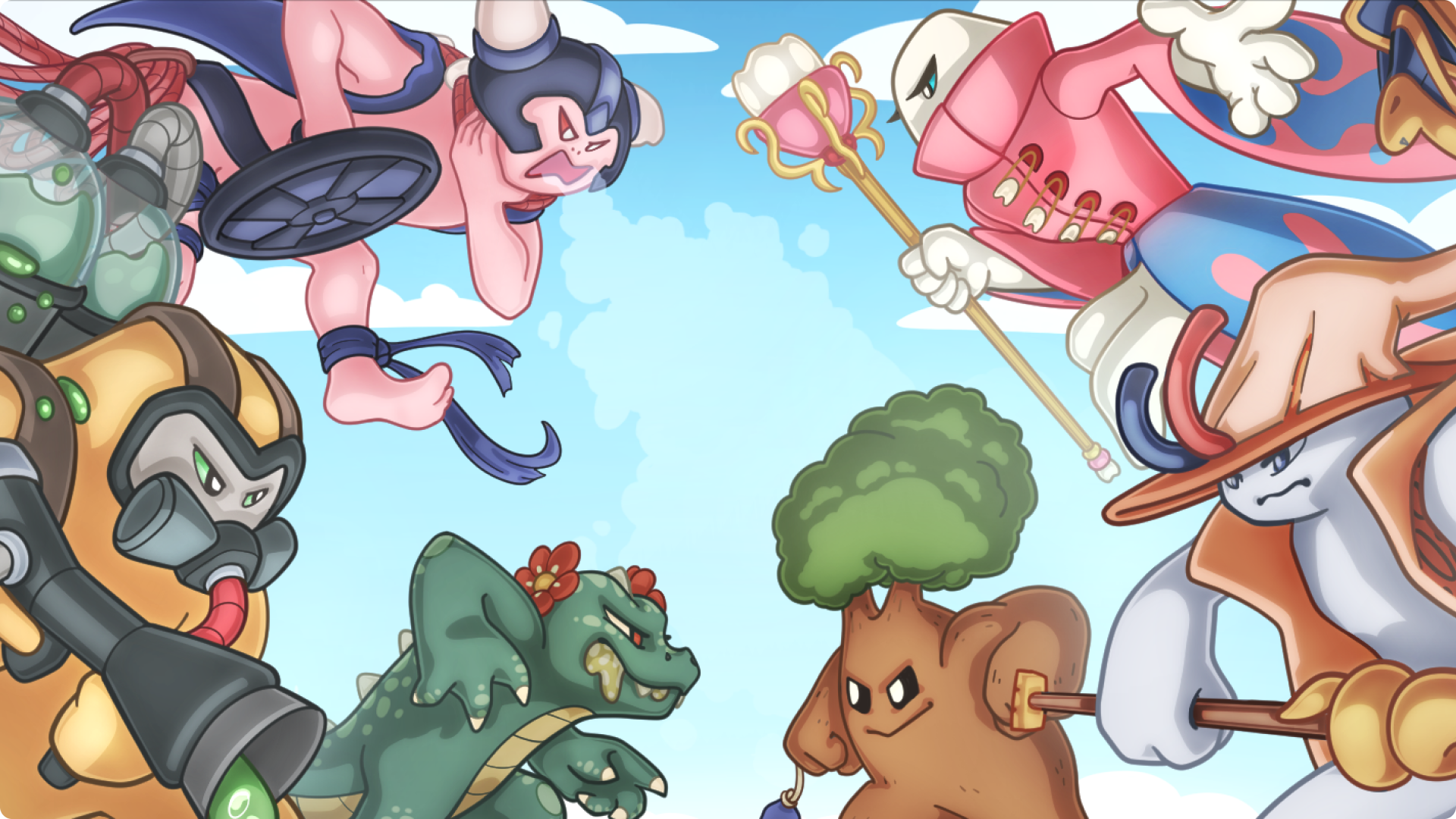 Medimon cover art wallpaper.