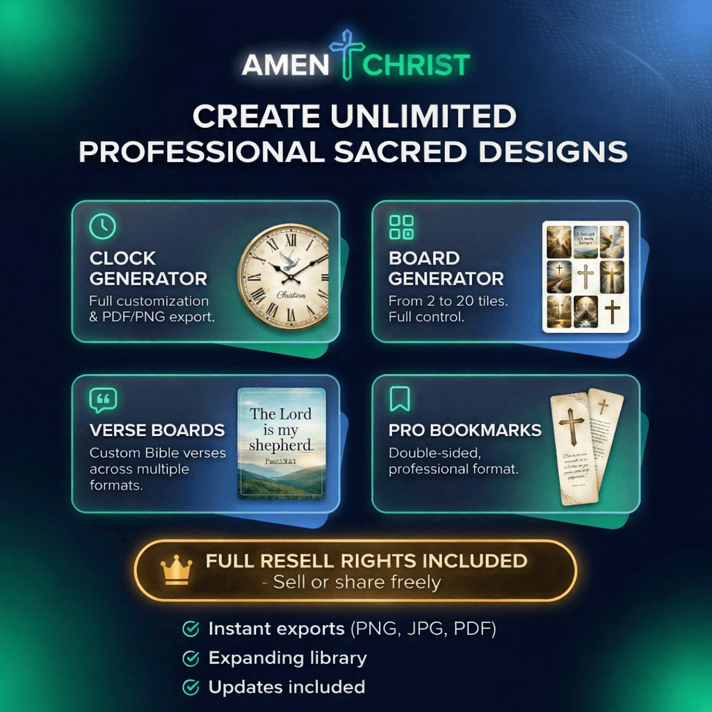 AMEN CHRIST Interface