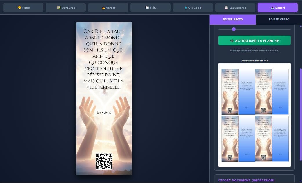 Marque-pages personnalisés