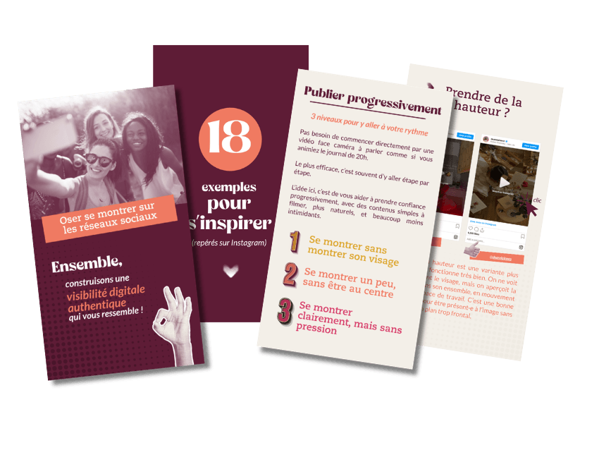 guide 18 exemples pour oser se montrer sur les réseaux sociaux sans faire de facecam