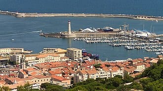 vue sur le port de Sète