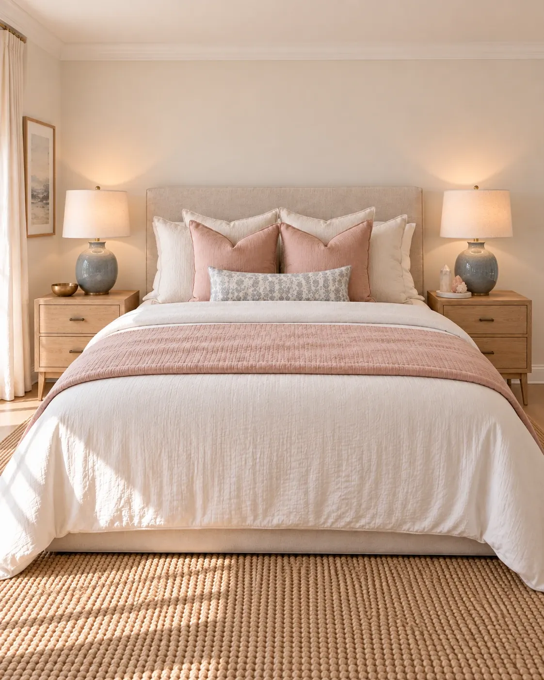 A compass and floor plan laid out during a fertility-focused Feng Shui analysis
