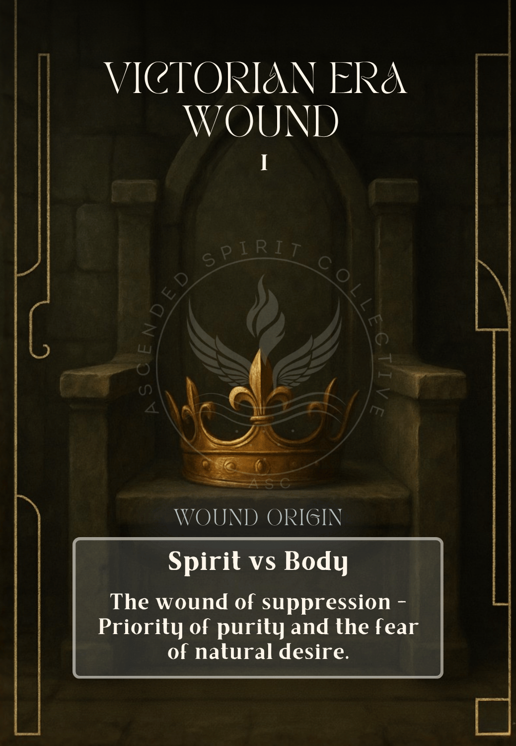 Archetypal Wounds Oracle Deck Card I Victorian_Era_Wound