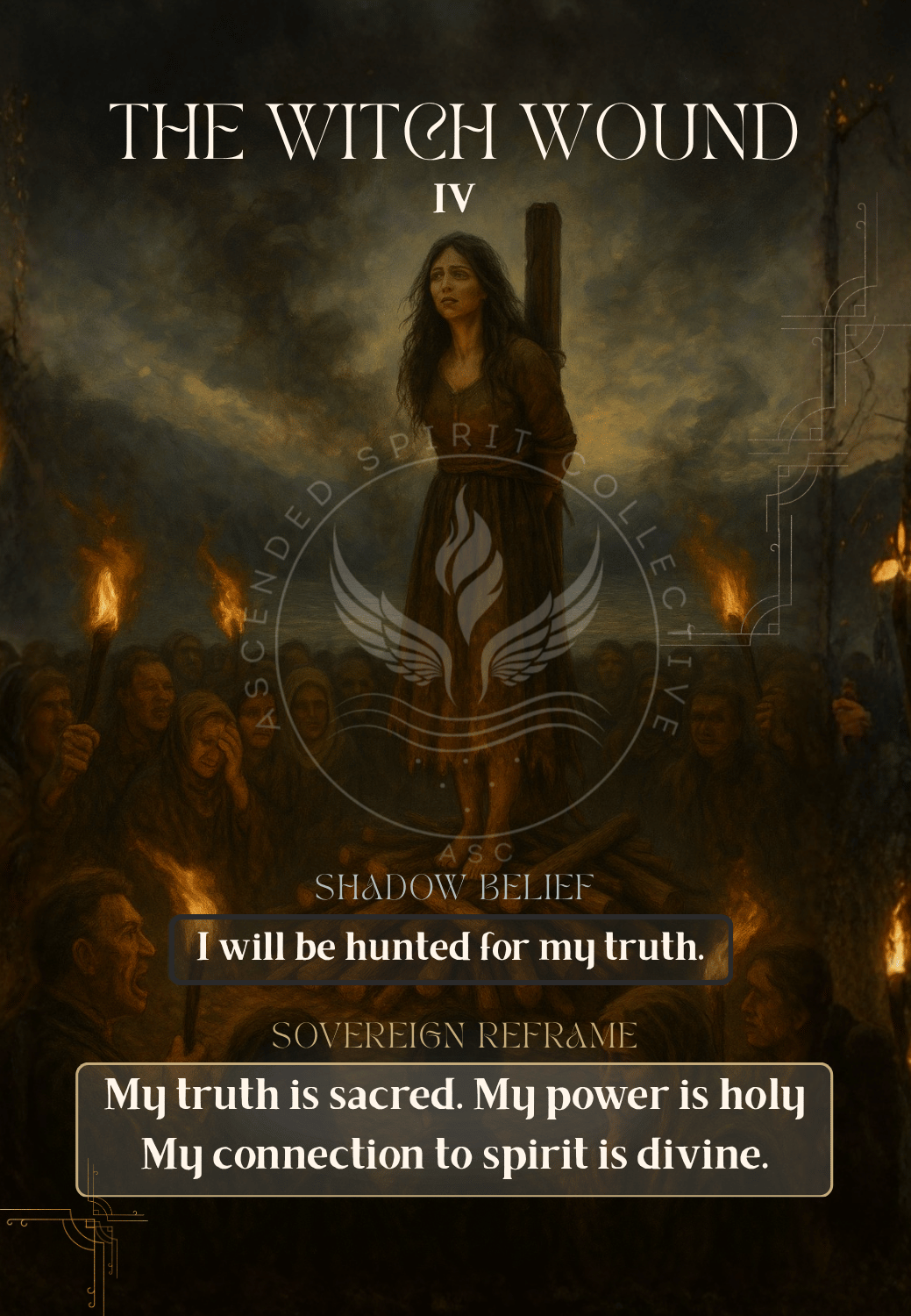 Archetypal Wounds Oracle Deck card IV The_Witch_Wound
