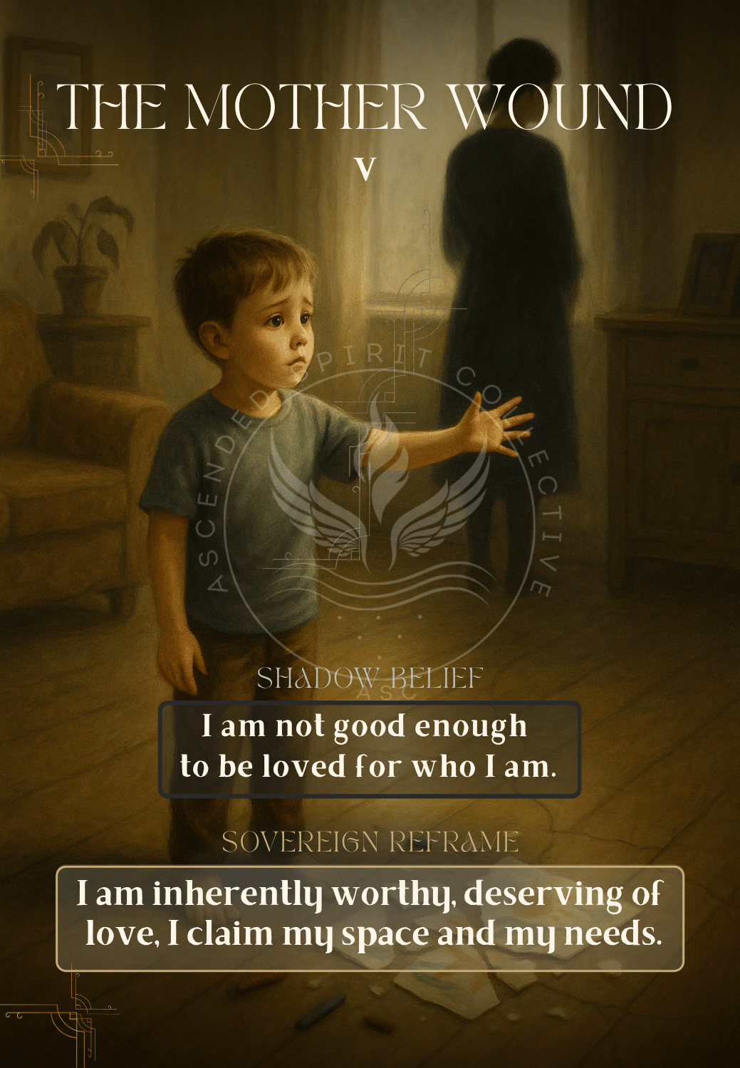 Archetypal Wounds Oracle Deck card V The Mother Wound
