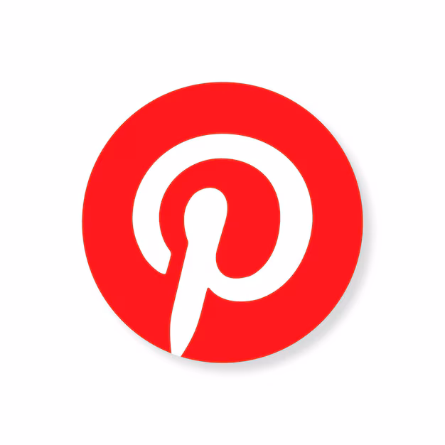 Logo Pinterest pour rejoindre la communauté BUBBLE Home Finds.