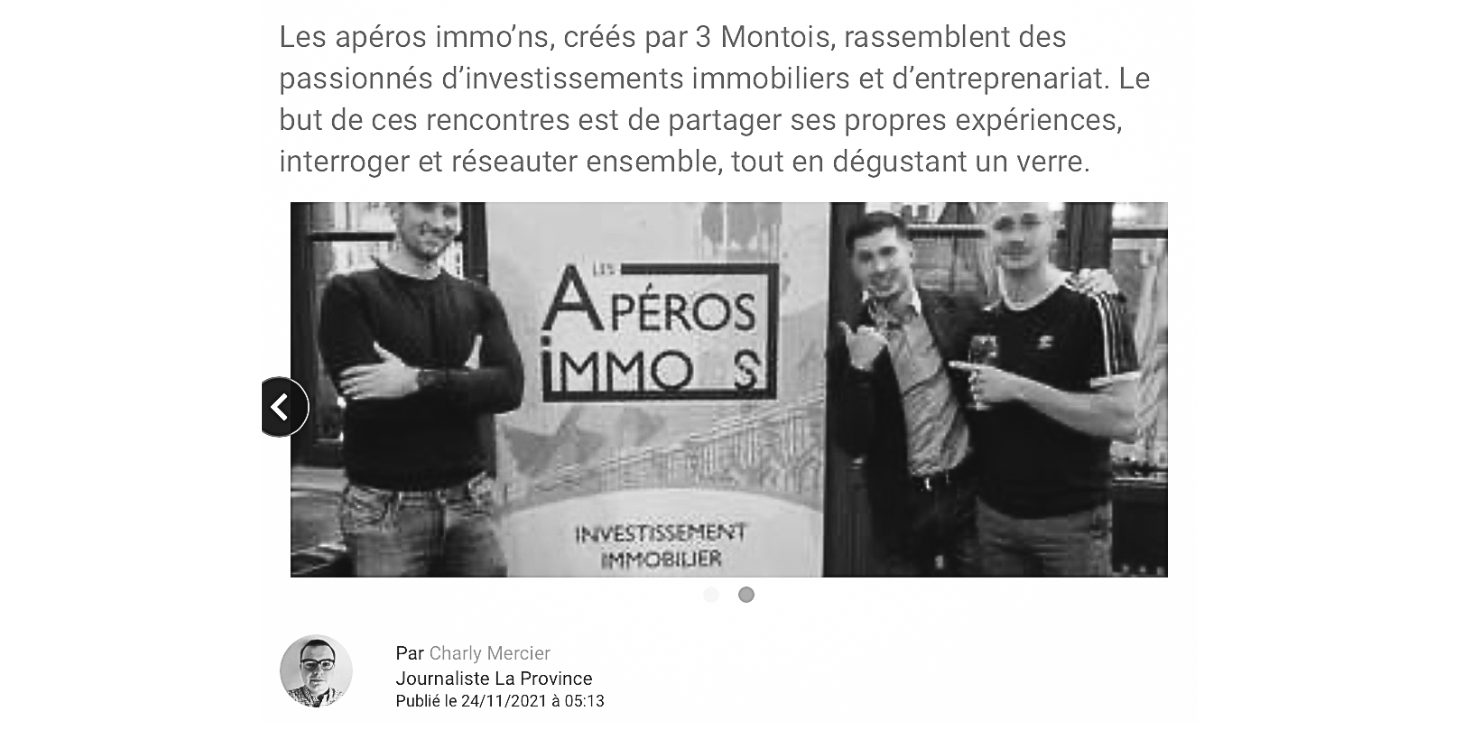 Simon Marin — Article La Province