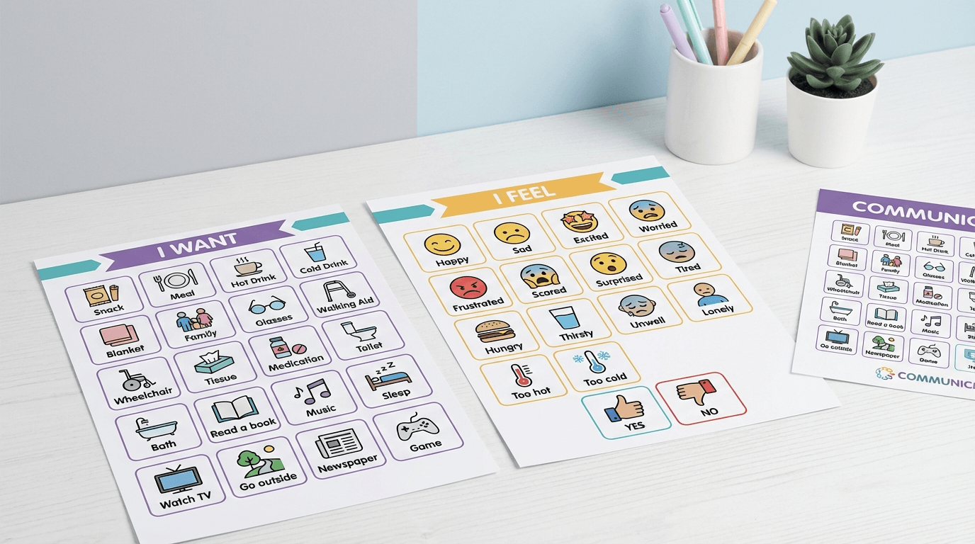 Communication Cards & Pain Scale