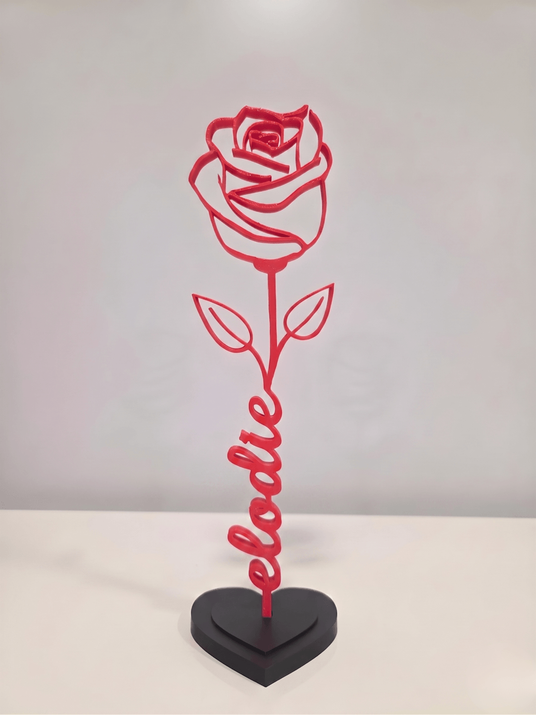 Rose personnalisée