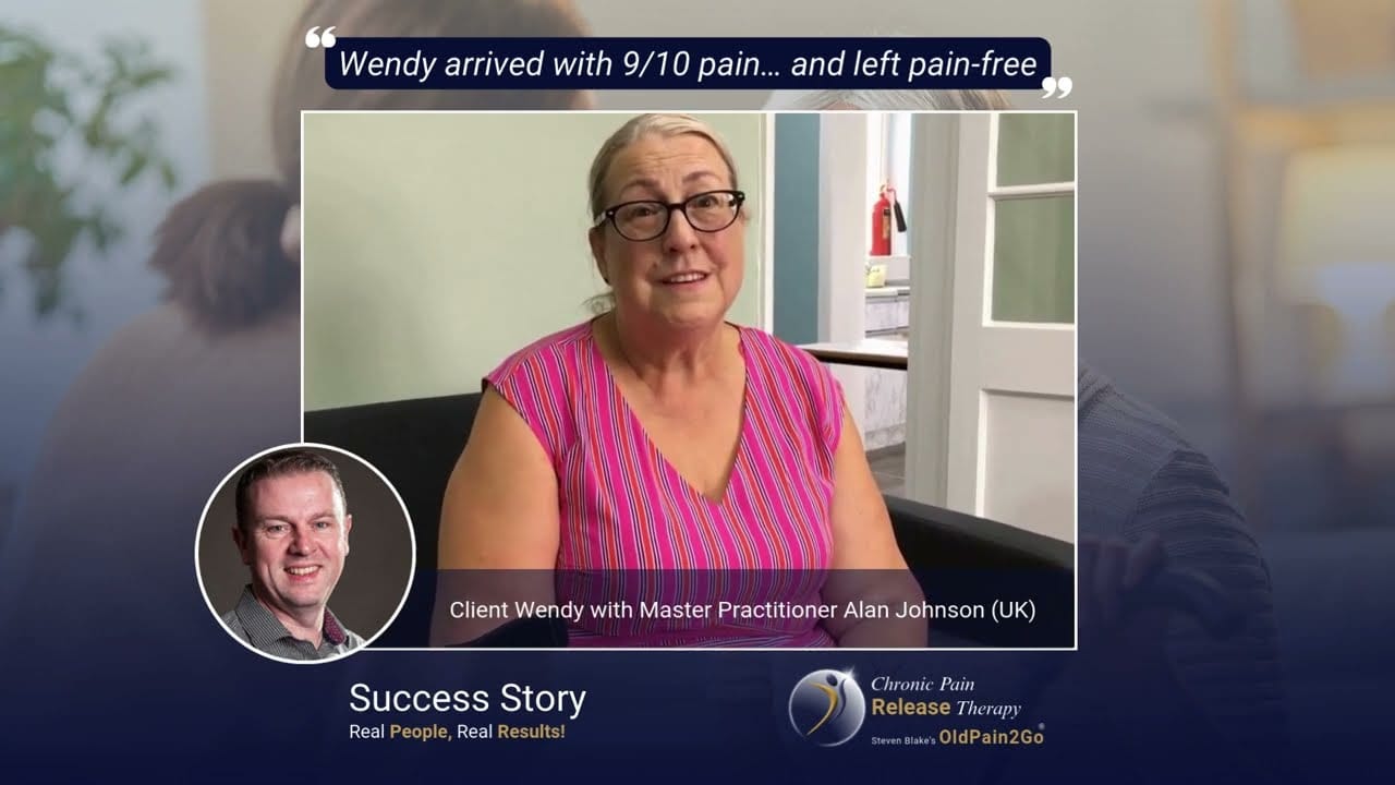OldPain2Go® Video Testimony Client Wendy with Master Practitioner Alan Johnson