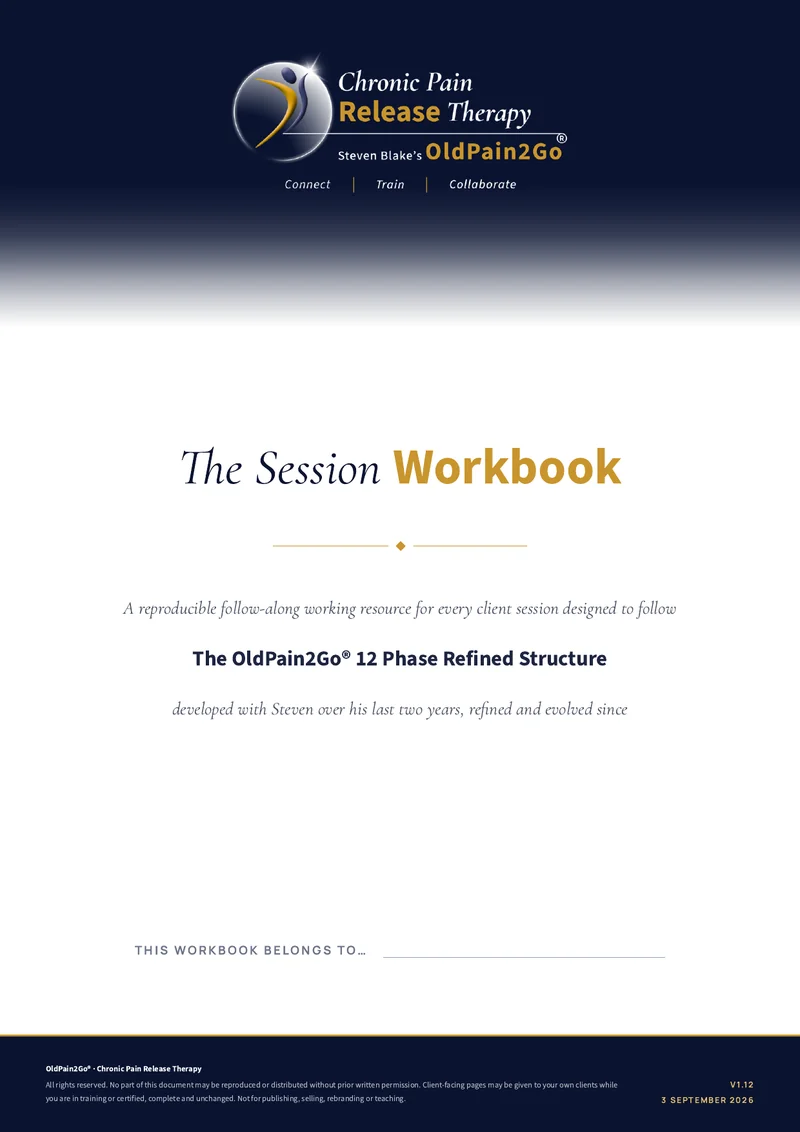 The Session Workbook, front page
