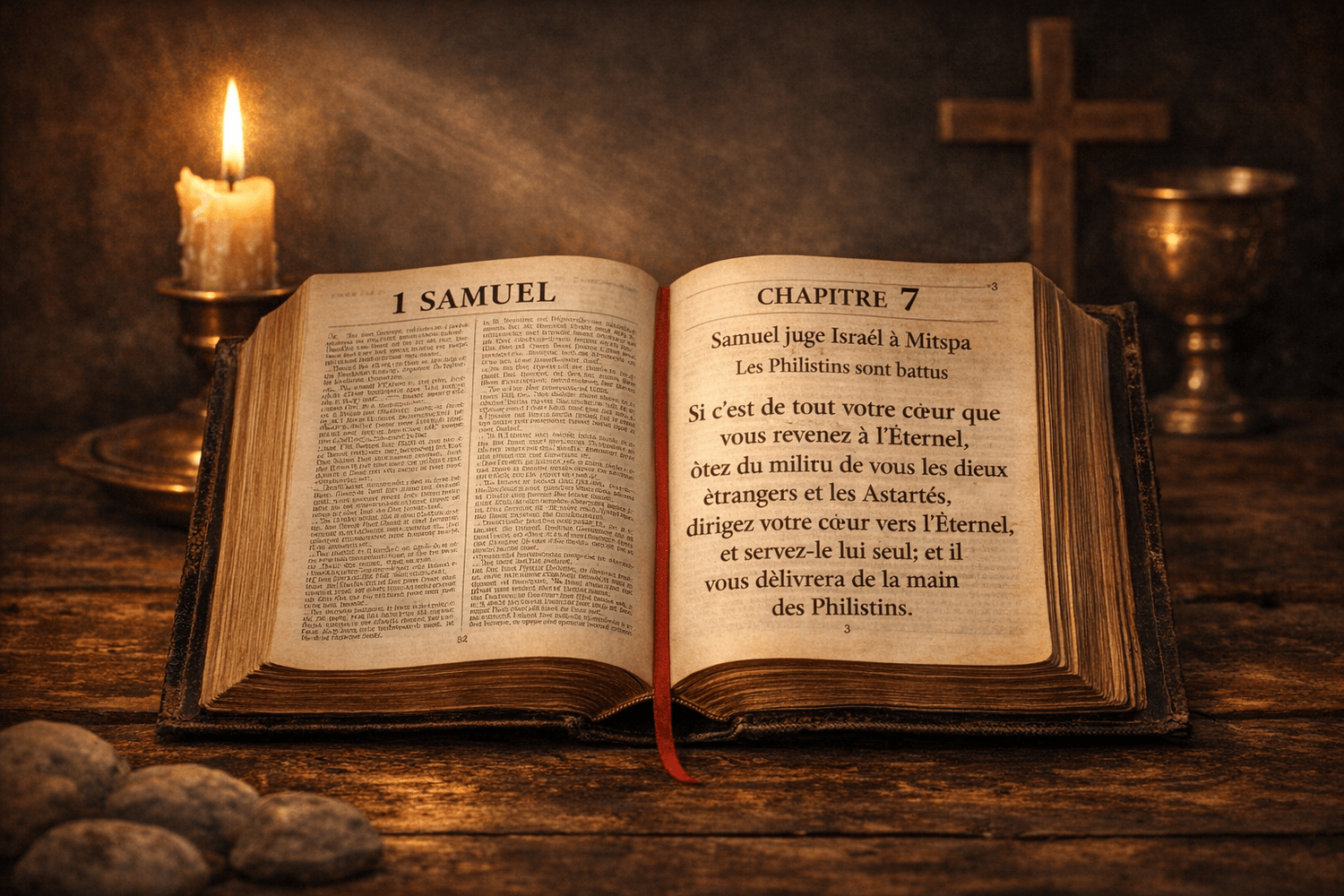 Bible ouverte Ebenezer