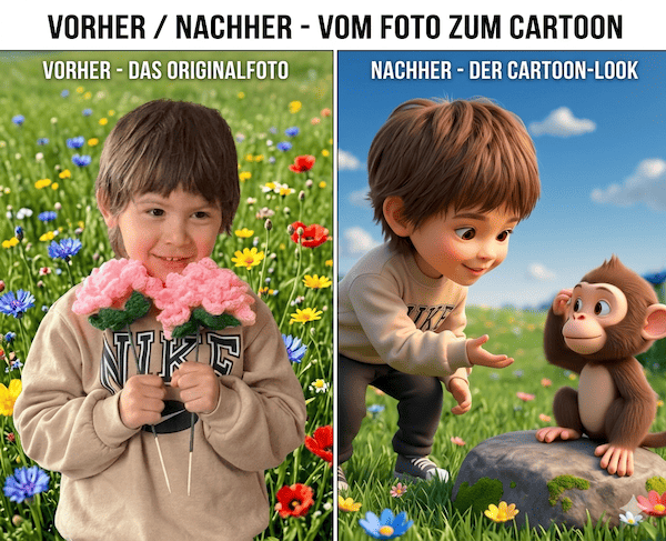 der vorher nachher vergleich