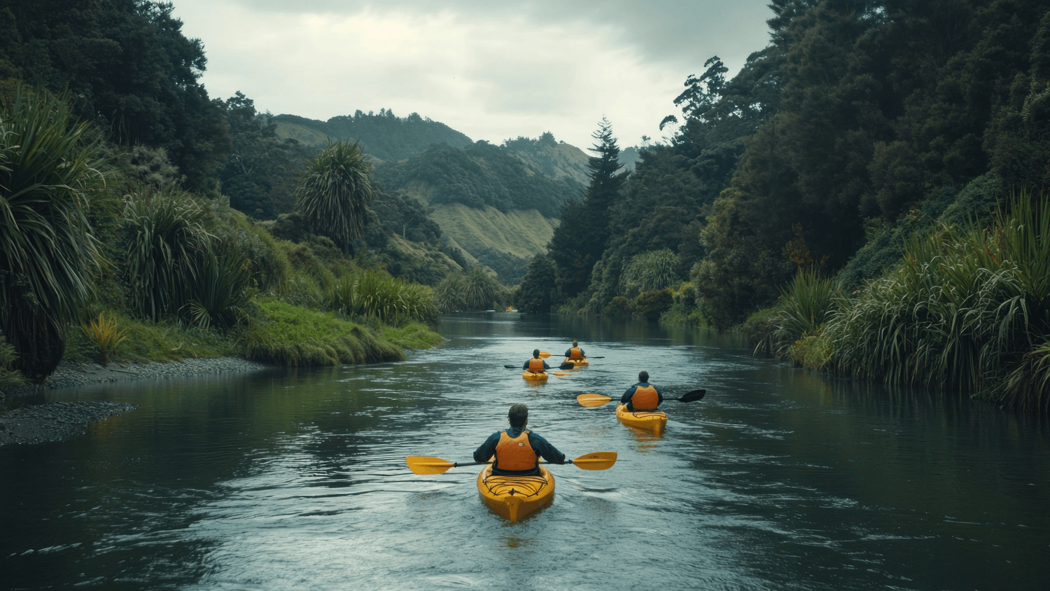 Kayaking scenic view