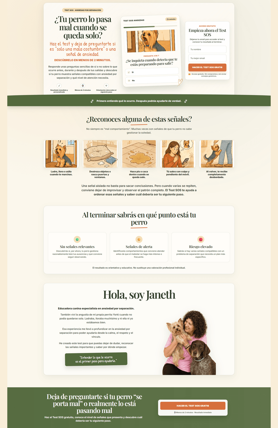 Web de Janeth después