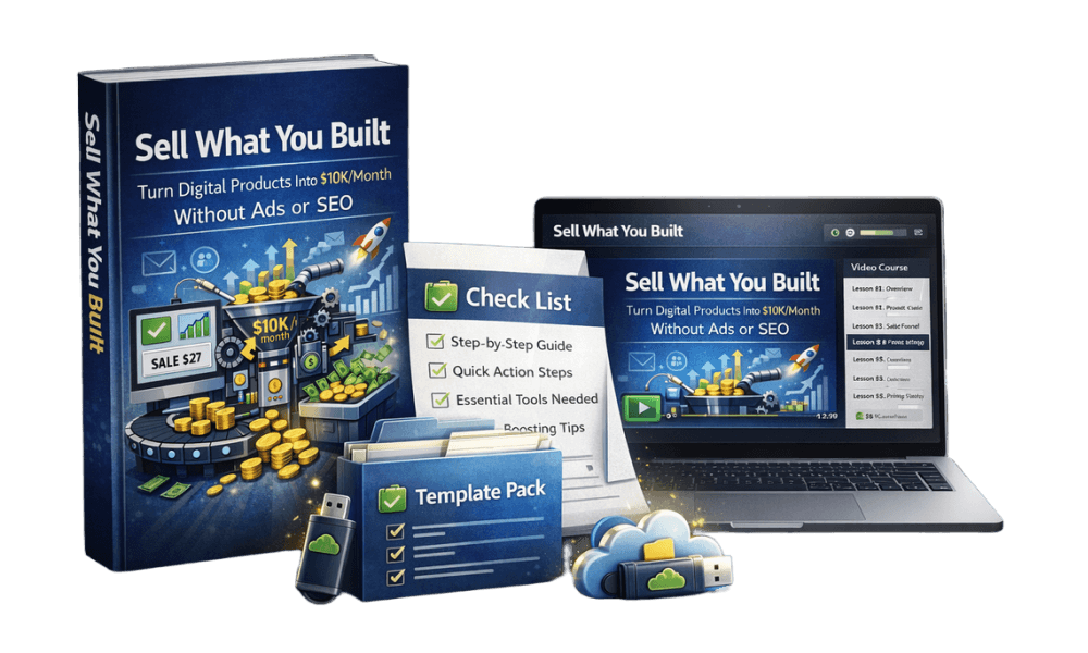 Sell What You Built Mockup