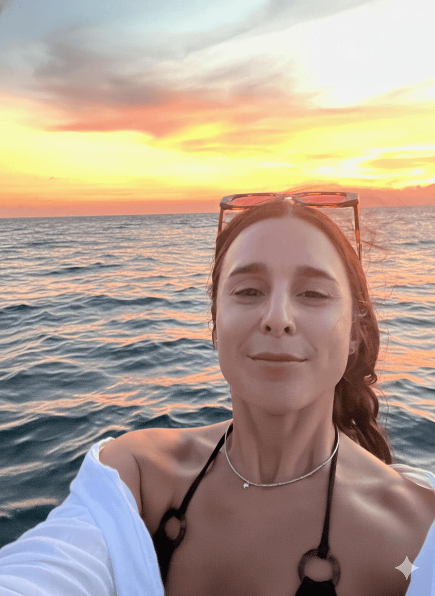 Laia Vega disfrutando de su vida como abogada nómada