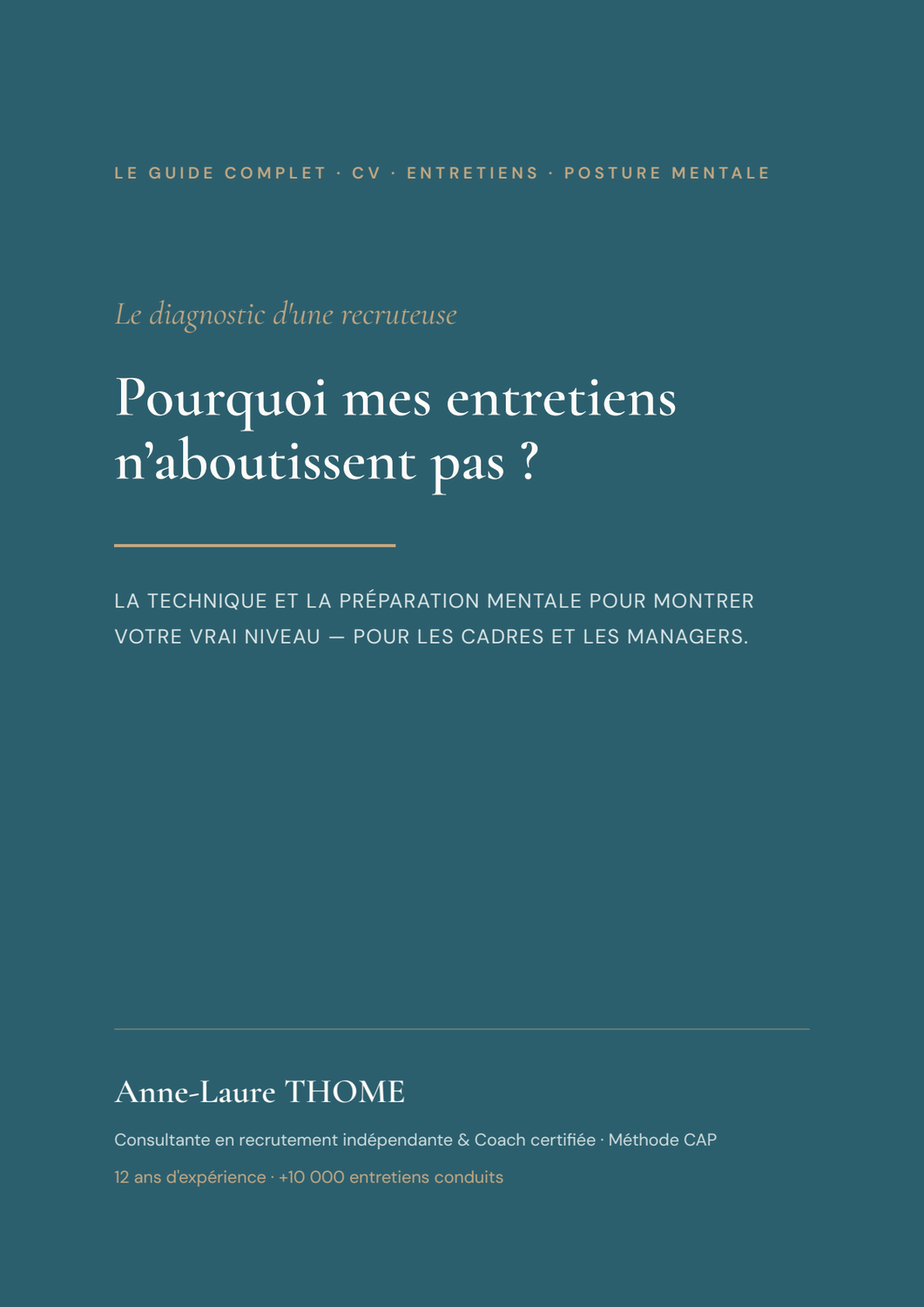 Couverture du guide Pourquoi mes entretiens n’aboutissent pas ?